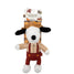 Peanuts 9 Inch Halloween Thanksgiving Fall Snoopy Scarecrow Dog Toy Squeaky Plush Fabric Officially Licensed