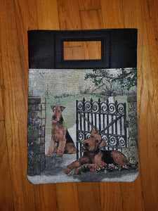 Airedale Lakeland Welsh Terrier Dog Purse Computer Bag