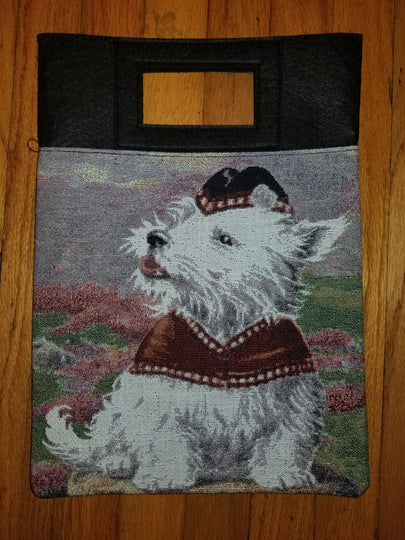 West Highland White Terrier Westie Dog Purse Computer Hand Bag