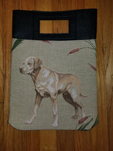 Yellow Labrador Retriever Dog Purse Computer Bag