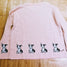 Boston Terrier Dog Ladies Pink Puppy Sweater