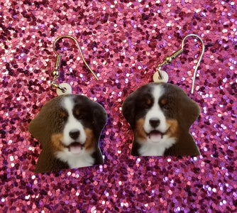 Bernese Mountain Dog Greater Swiss Lightweight Earrings Jewelry