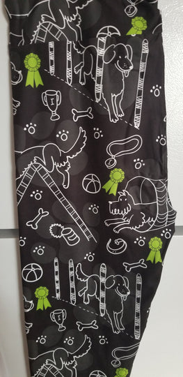 Agility MACH Obedience Dog Breed Ladies Leggings Perfect for Agility