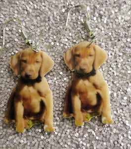 Vizsla Hunting Dog Lightweight Earrings