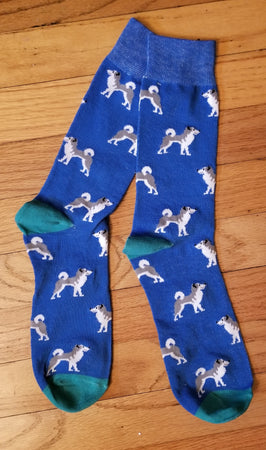Siberian Husky Alaskan Malamute Sled Dog Socks