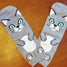 Sweet Cat Will Always Be Looking At You Ladies Socks 5 Colors to Choose from