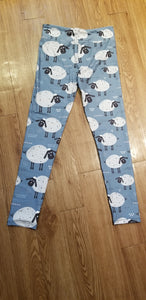 Don't be sheepish with these Sheep Ladies Leggings