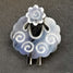 Ba Ba Black Sheep and Friends Acrylic Handmade Pin Brooch Jewelry