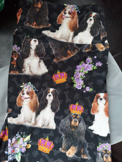 It's Good to be King Cavalier King Charles Spaniel Dog Ladies Leggings