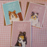 I Love My Sheltie! Blank Birthday Greeting Cards 3 Colors