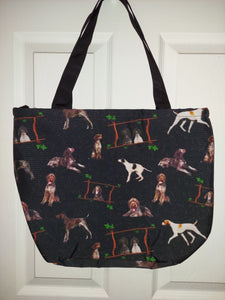 Our Perfect Pointer German Shorthaired and Wirehaired Pointer Hunt Dog Handbag Purse Tote