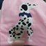 Pretty in Pink Dalmatian Puppy Dog Ladies Sweater