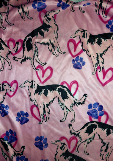 Borzoi Russian Wolfhound Dog Ladies T-shirt Blouse