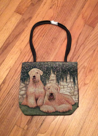 Ladies Soft Coated Wheaten Terrier Dog Purse Handbag