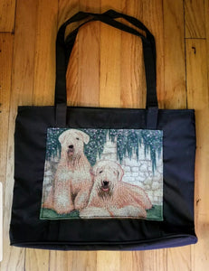 Waterproof Large Tote Soft-Coated Wheaten Terrier Dog Purse