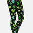 Shamrock Four Leaf Clover ☘ & Irish St. Patrick's Ladies Leggings Yoga Pants Activewear
