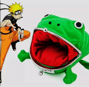 Naruto Uzumaki Cosplay Gamabunta Gama-chan Frog Coin Wallet Cartoon Animal Anime Plush Toy