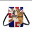 Ultimate English BullDog and Union Jack Ladies Crossbody Purse Handbag