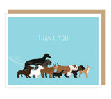 Thank you, thank you very much Dog Greeting Cards or a Blank version