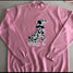 Pretty in Pink Dalmatian Puppy Dog Ladies Sweater