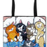 Family Cat Nap Time Tote Bag, School Book Bag