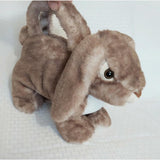 Lop-Eared Bunny Rabbit Animal Plush Handbag Purse Zippered Top Children Toy