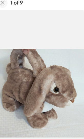 Plushies Lop Eared Rabbit Bunny  Handbag Purse zipper Children Toy