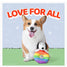 Officially Licensed Peanuts For Pets Rainbow Love Toys Squeaky Plush Pride LGBTQ Dog Toy