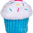 Birthday Celebration Cupcake Pink or Blue Plush Squeaker Dog Puppy Toy