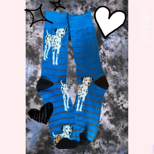 Dalmatian Puppy Dog Knee Hi Socks 2 designs